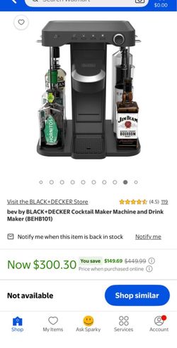 Black and Decker plug in cocktail maker