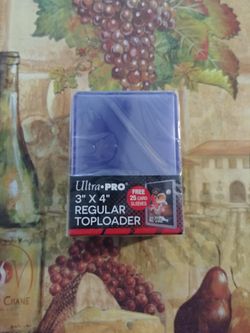 3" X 4" Regular Toploader 25pk (Brand New)