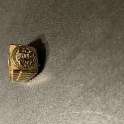 14k Gold Versace Ring 
