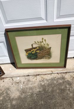 25 by 30 moving day for the marsh marigolds picture Matted