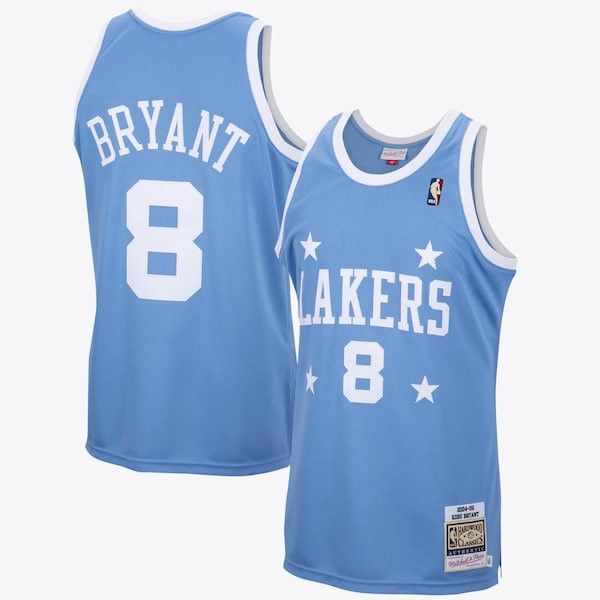 Lakers 8 Kobe Bryant Baby Blue Jersey Xl