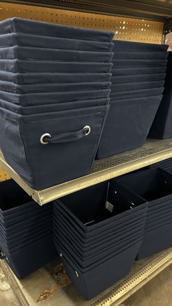 Rectangular Canvas Storage Organizers Bins