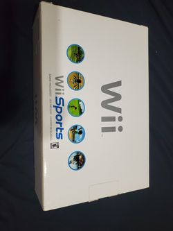 Wii with original box * Doesn't read discs*