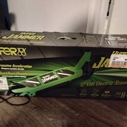 Hyper Jammer Kid’s Electric 12V Green Scooter 