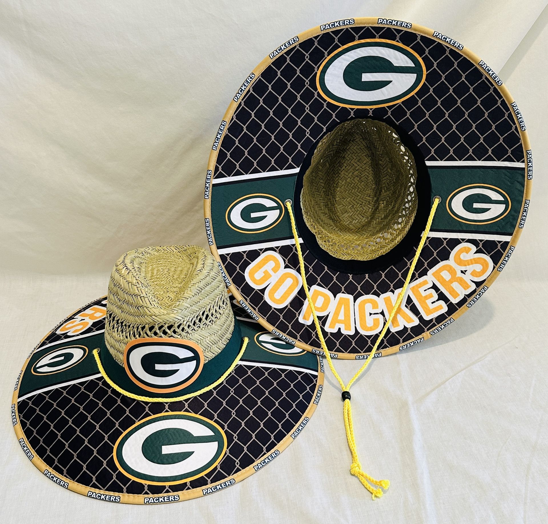 Green Bay Packers Straw Hat just in time for the 4th of July Gift 🎁 order now (I also have other Teams)
