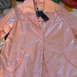 Pink Raincoat/lab Coat? 