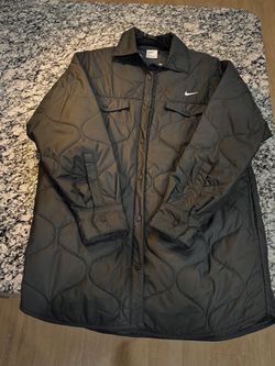 Nike Quilted Snap-Button Jacket