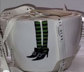 Rae Dunn Halloween Witch Legs measuring cups limited edition