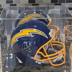 Chargers Helmet Signed By Dan Fouts