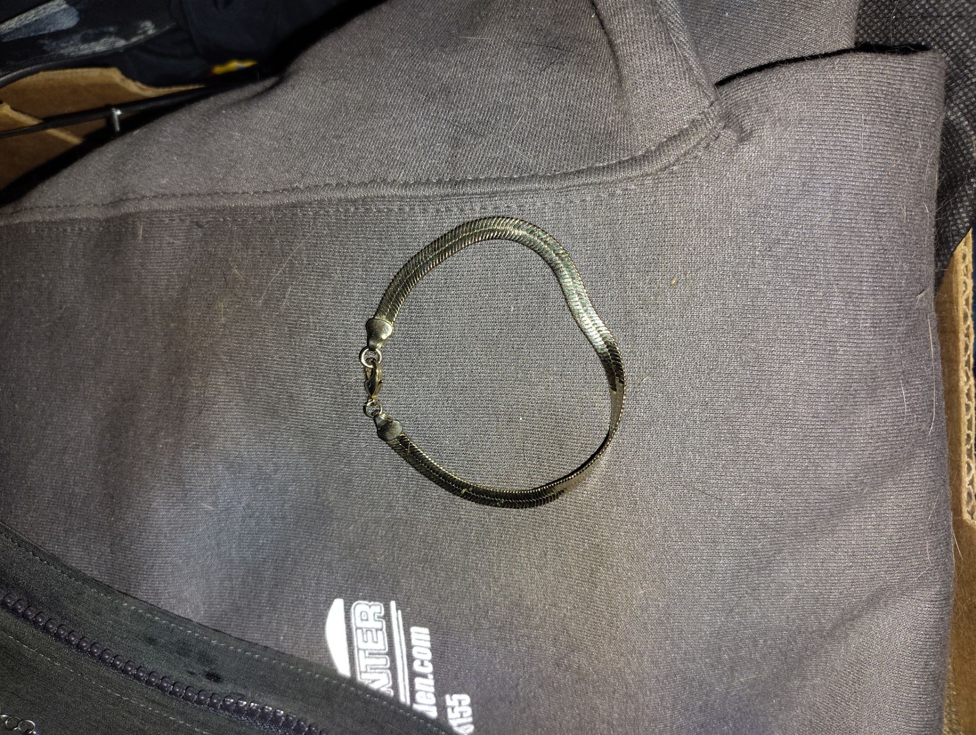 Gold plated bracelet