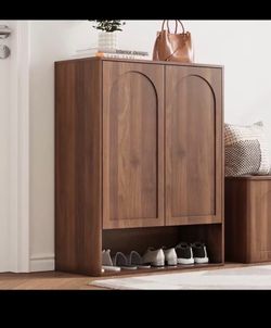 Show Cabinet Dark Brown