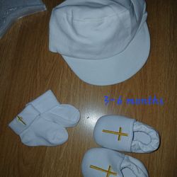 Baby Boy Baptism Outfit 3-6months
