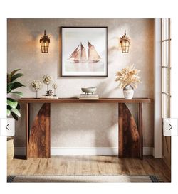 Tribesigns 70.9 Inches Extra Long Narrow Console Table for Entryway