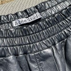 Acne Studios Lamb Leather Shorts