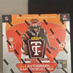 2024 NFL Totally Certified Football Trading Card Premium Box