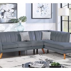 Dark Gray Sectional Sofa 