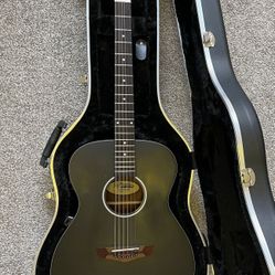 Mahogany Concert Acoustic-Electric Guitar Made In USA