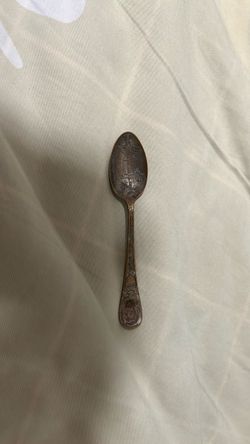 Vintage Engraved Souvenir Spoon
