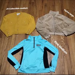 3 Piece Sweatshirt Size On Picture Execellet Condition All $20