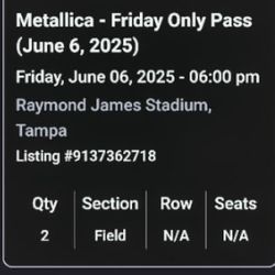 Metallica Concert