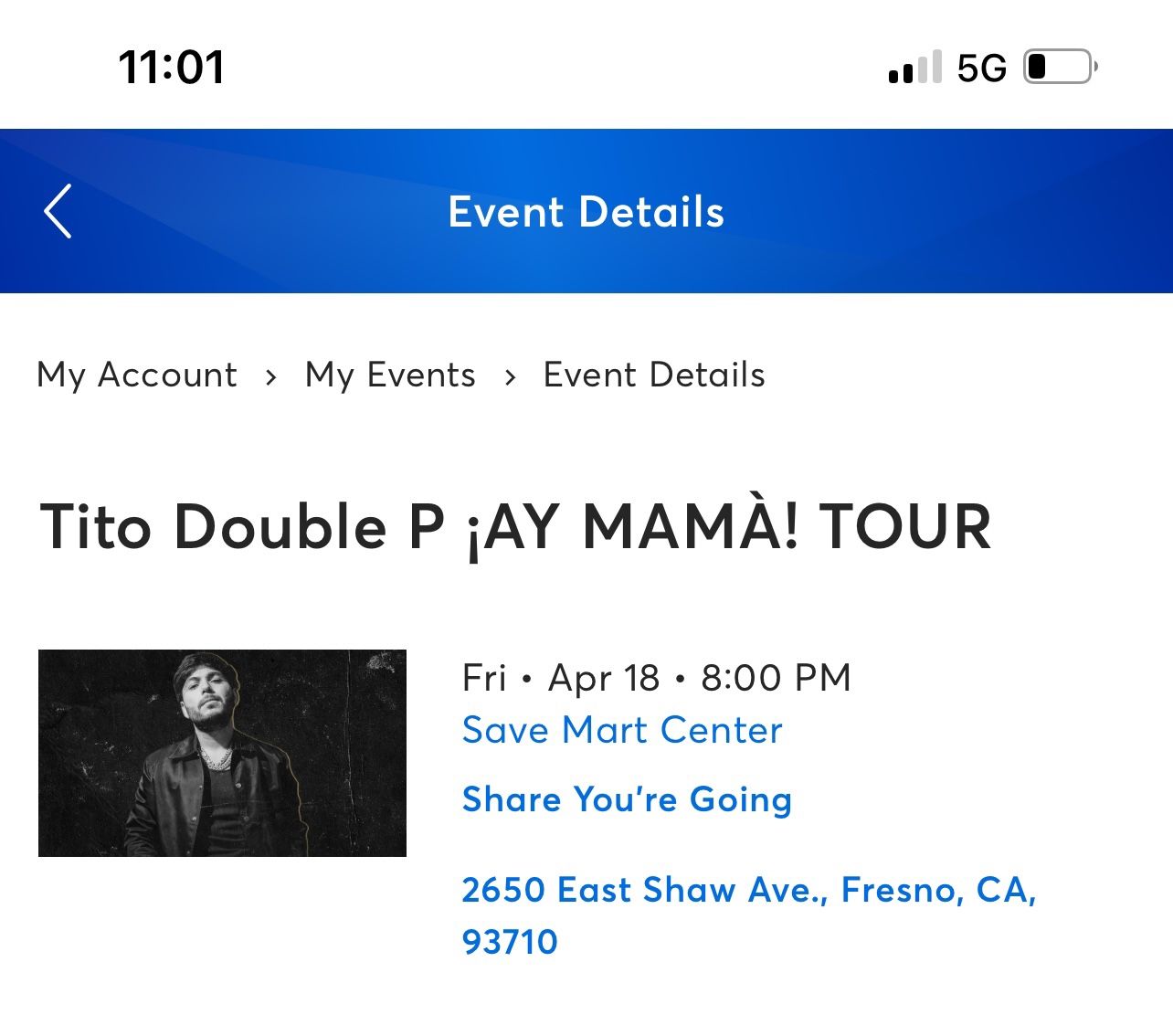Tito Double P Tickets
