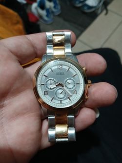 Men's Guess Watch ⌚️ Two Tone Stainless Steel