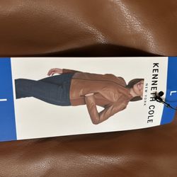 Women's sports synthetic leather jacket