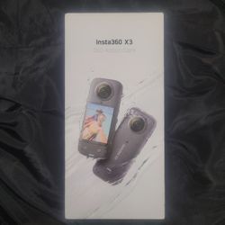 Insta360 X3-360 Action Cam + 3 Batteries