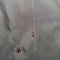 Sterling Silver Necklace - Hashtag