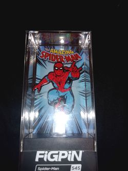 Spiderman figpin new