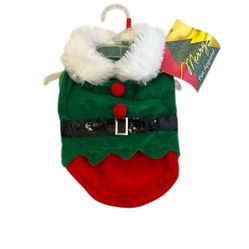 ✨NWT Pet Apparel Elf Suit, Size S