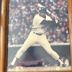 Reggie Jackson autographed picture