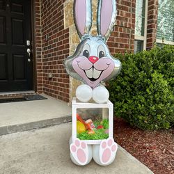 Balloon Easter Rabbit Box With Goodies
