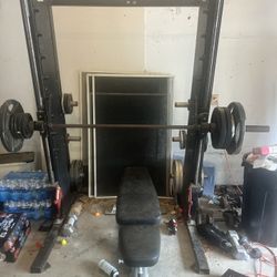 Smith Machine And Bench