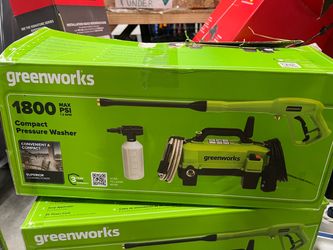 Greenworks 1800-PSI 1.2-GPM Cold Water Electric Pressure washer with 2 Spray Tips
