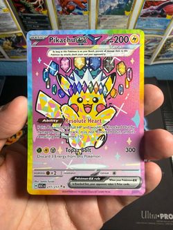 Pikachu ex Tera Pokémon Card 277/217