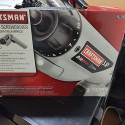 Craftsman Rechargeable Screw Driver  With Case
