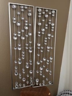 Glam side wall decor