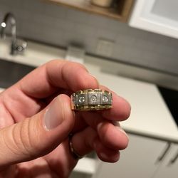 14k Solid Gold Diamond Ring 8.5 Grams 1.2 Carats Of Diamond 