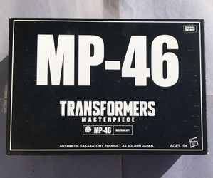 Transformers Masterpiece - 46 BOX ONLY