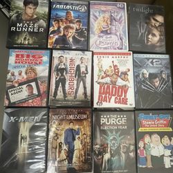 12 DVD Movies