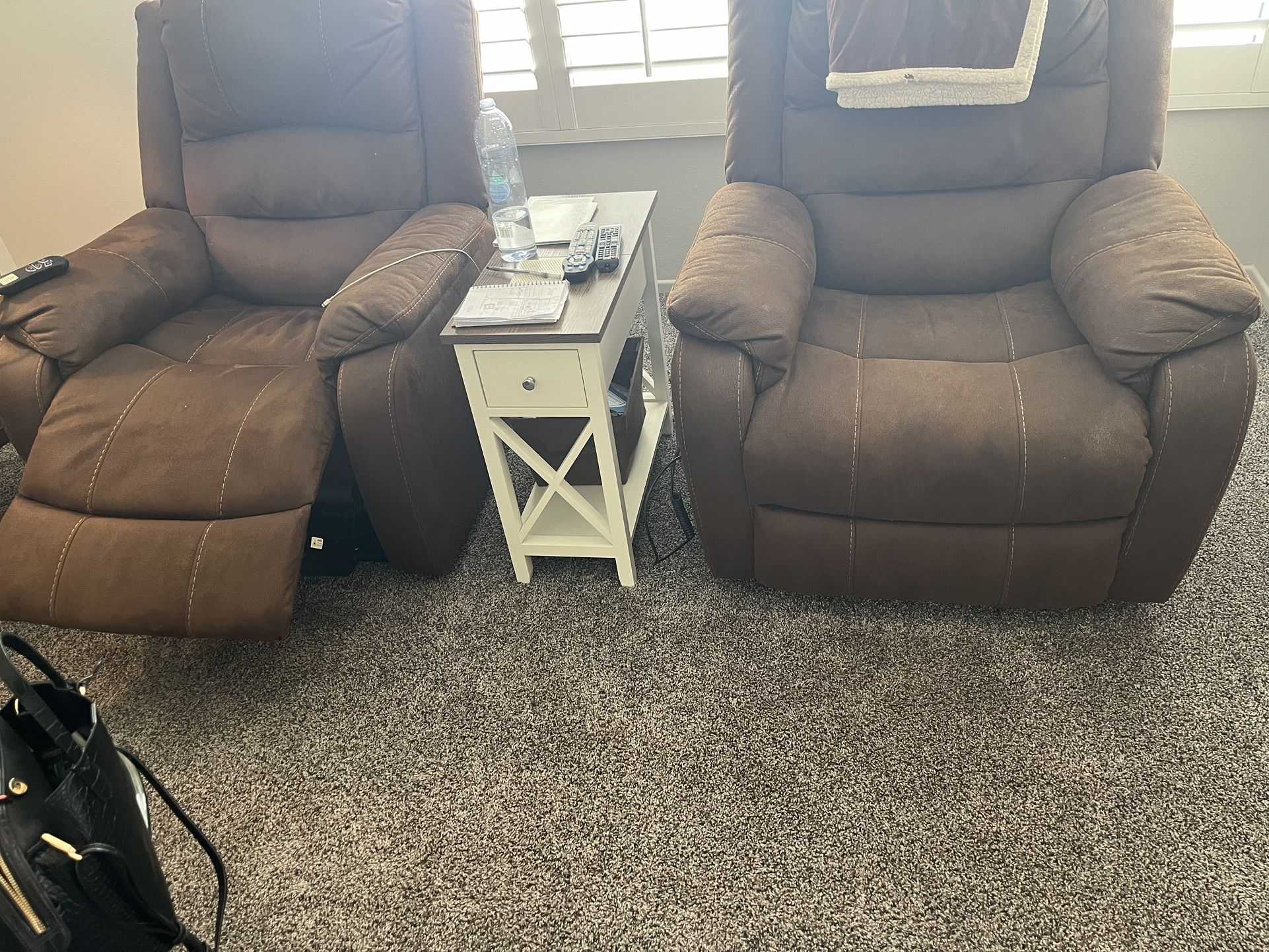 Power Lift Recliners Almost New.