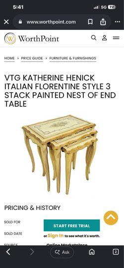 Nesting tables