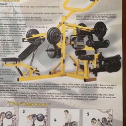 Powertec Workbench Multi System ( Absolutely Beautiful Workout Machine)200 Lbs Includes 
