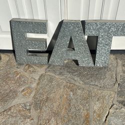 Wall Decor EAT Sign
