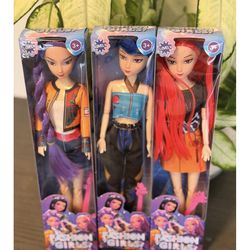 KPop demon hunter 3pc set dollls