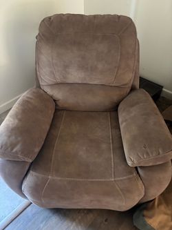Leather recliner