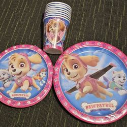 Paw Patrol Birthday Plates And Cups