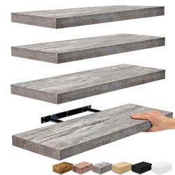 24" Floating Shelves (4 Pk)