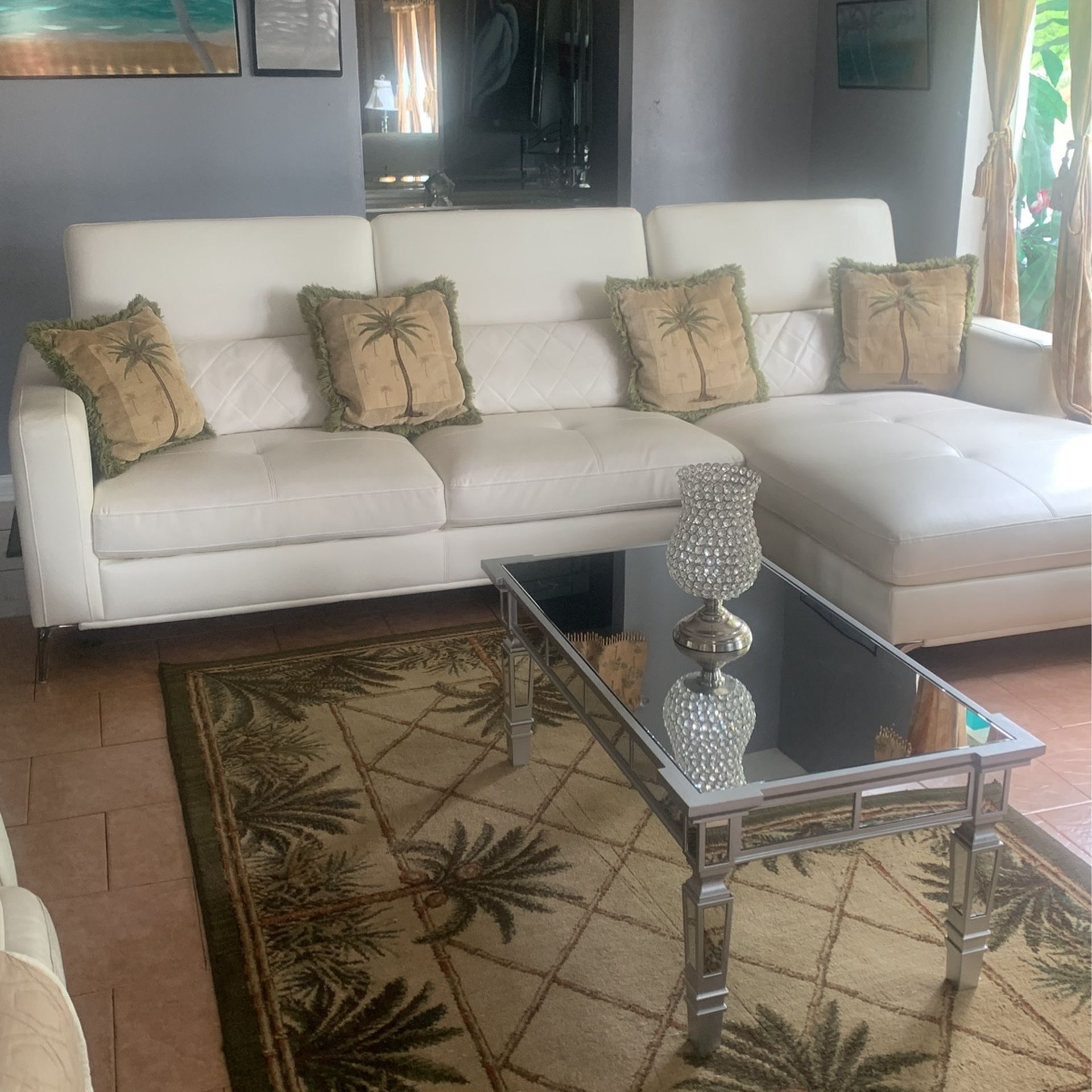 White Sofá Sectional